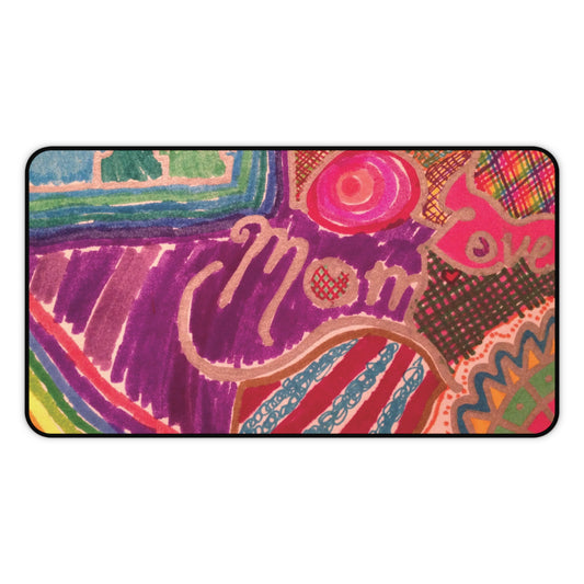 Mom Sharpie Art Desk Mat by Printify (+$5-$8/S&H)