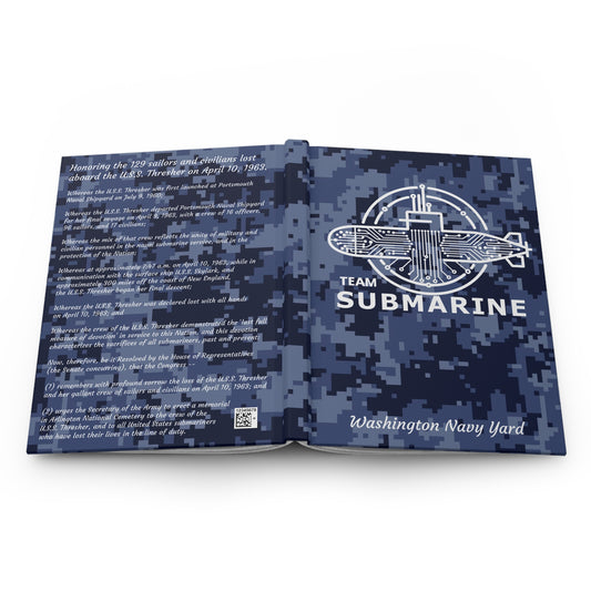 TeamSub Hardcover Journal Matte by Printify (+$5.29/S&H)