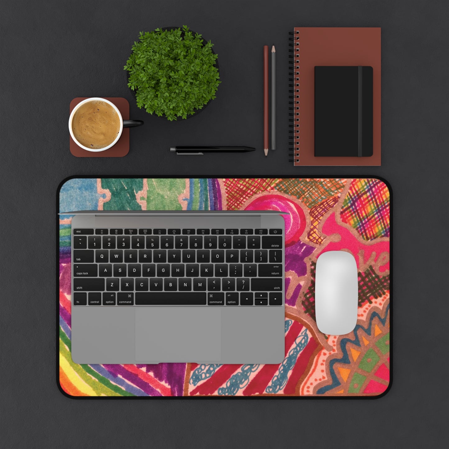 Mom Sharpie Art Desk Mat by Printify (+$5-$8/S&H)