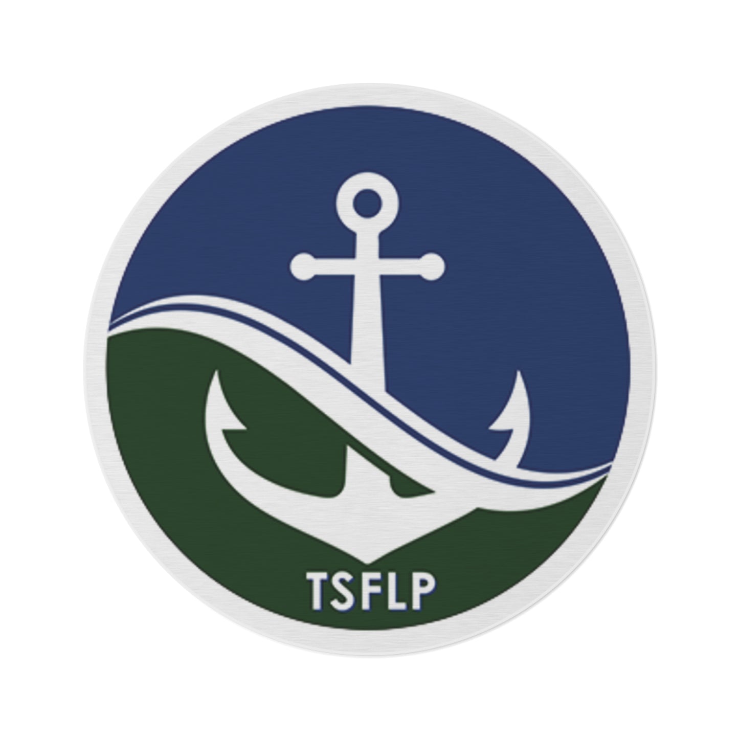 TSFLP on White 60x60" Round Rug by Printify (+$45/S&H)