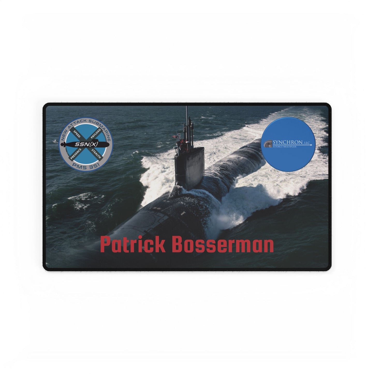 SSN(X) Desk Mats /Synchron /Bosserman by Printify