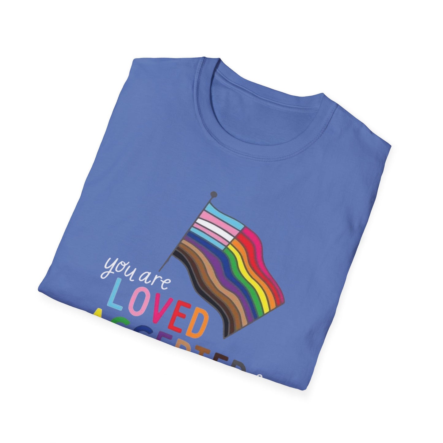 You Are Loved Accepted & Celebrated Gildan 64000 Unisex Softstyle T-Shirt by Printify