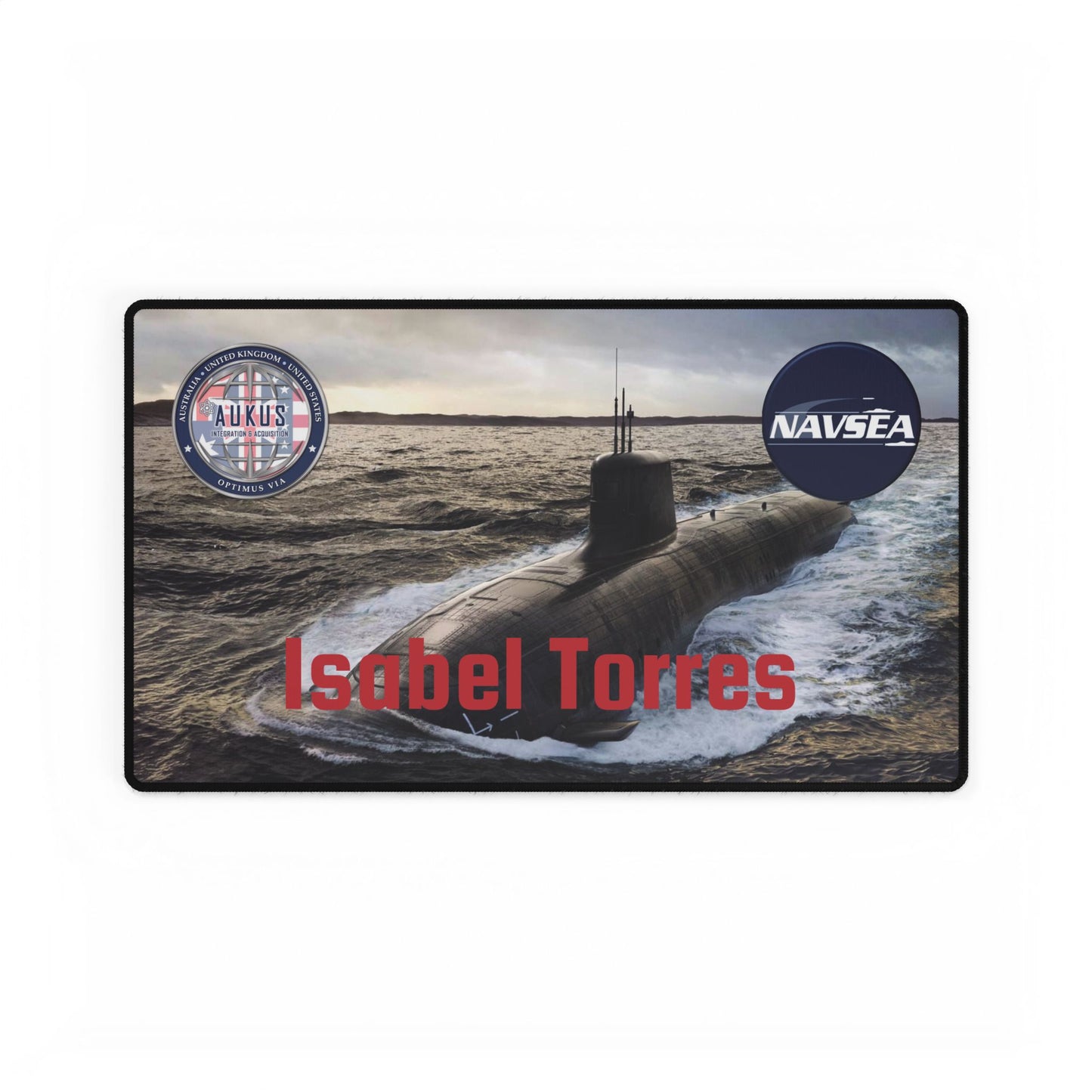 AUKUS Desk Mats /NAVSEA /Torres by Printify