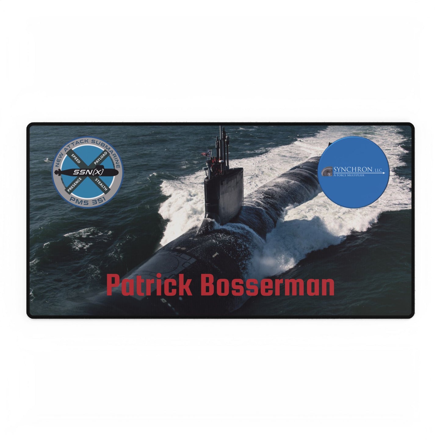 SSN(X) Desk Mats /Synchron /Bosserman by Printify